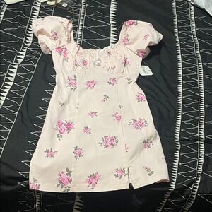 Altar'd State Light Pink Lace Dress